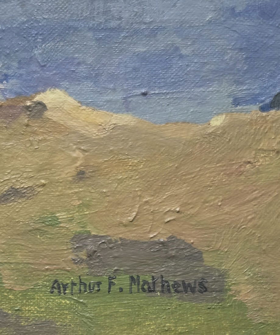 Arthur F. Mathews was an American Tonalist painter who was one of the founders of the American Arts - MJ Auction Gallery - Painting