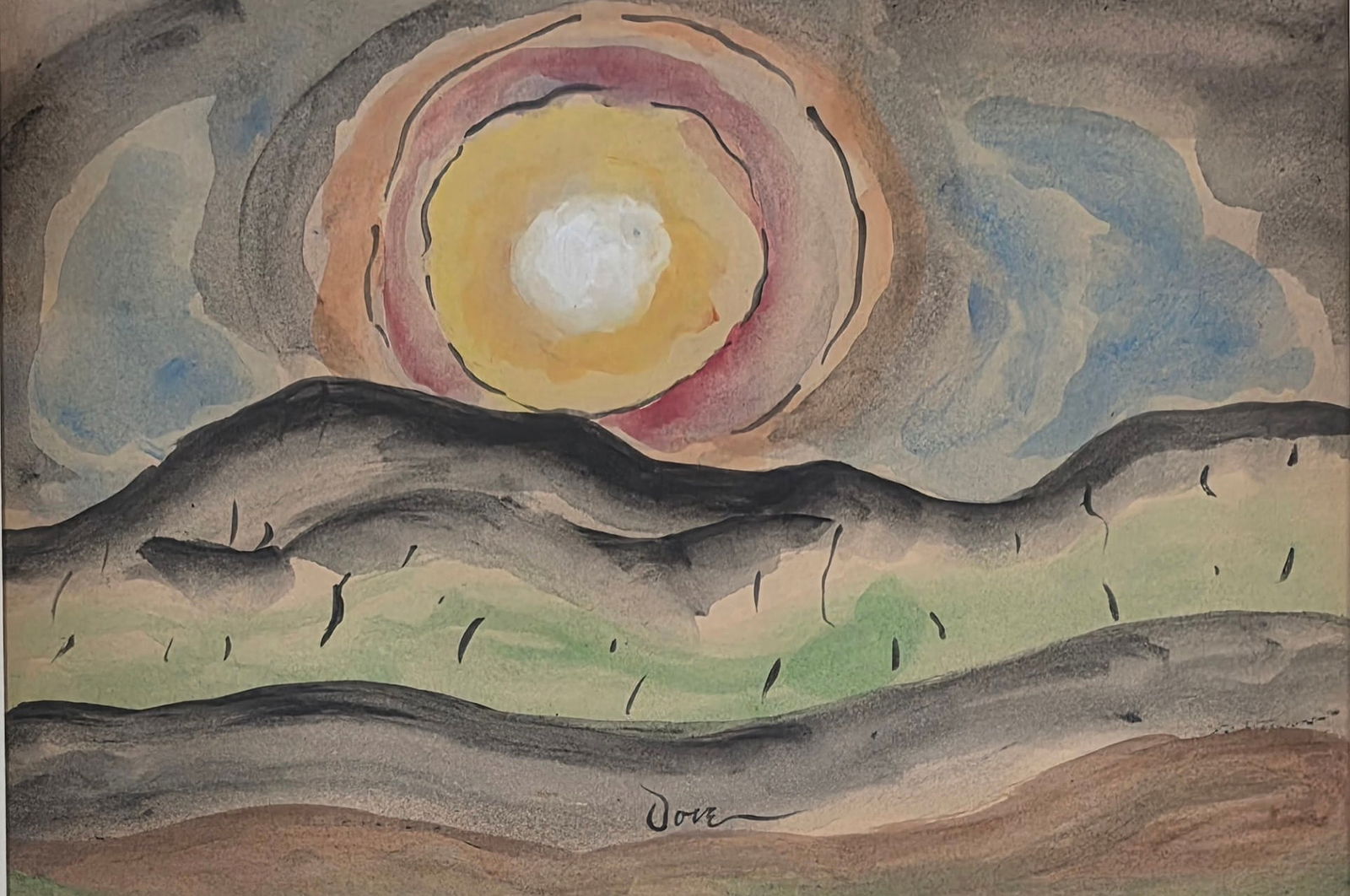 Arthur Garfield Dove was an American artist. An early American modernist, he is often considered the - MJ Auction Gallery - Painting
