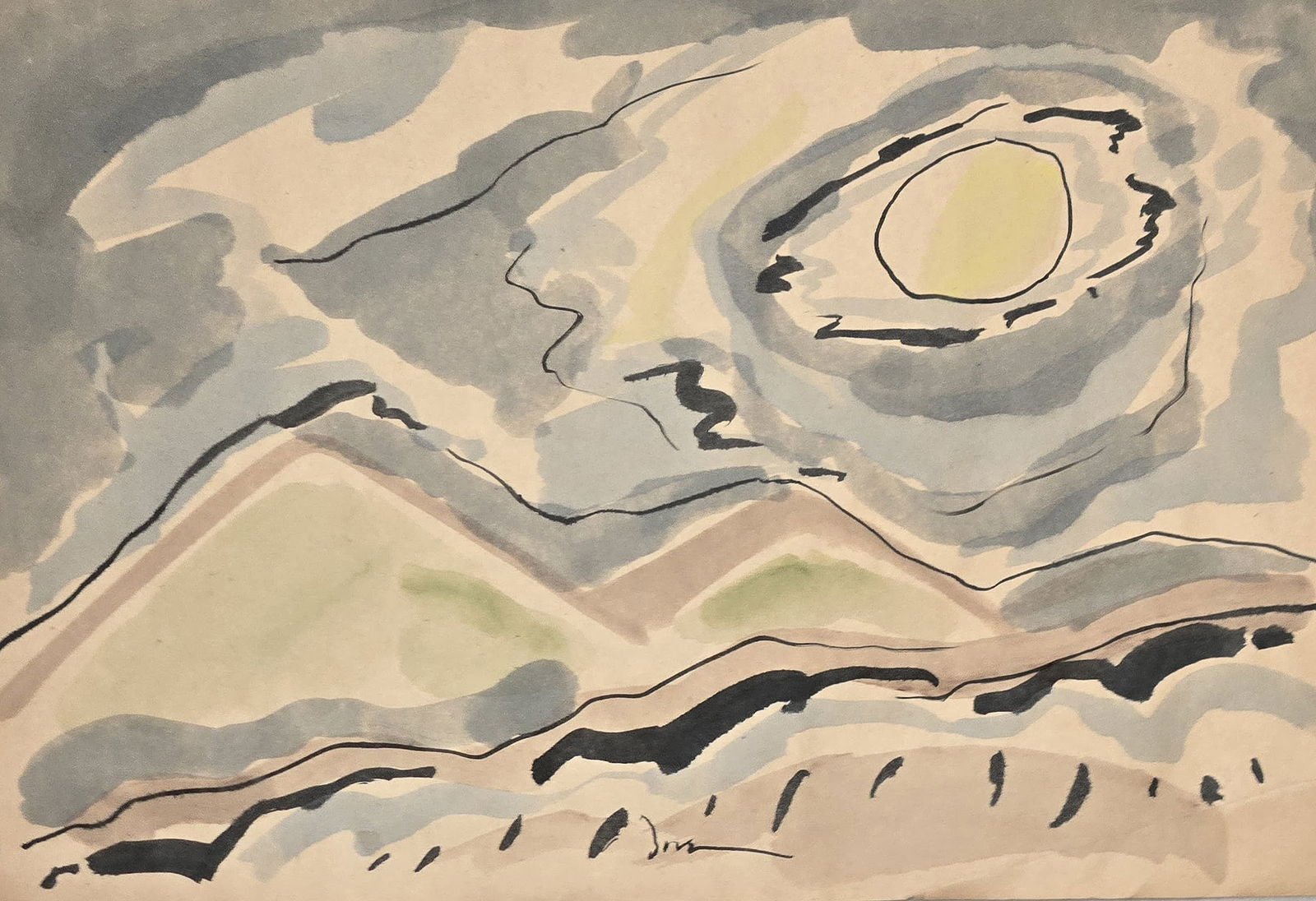 Arthur Garfield Dove was an American artist. An early American modernist, he is often considered the - MJ Auction Gallery - Painting