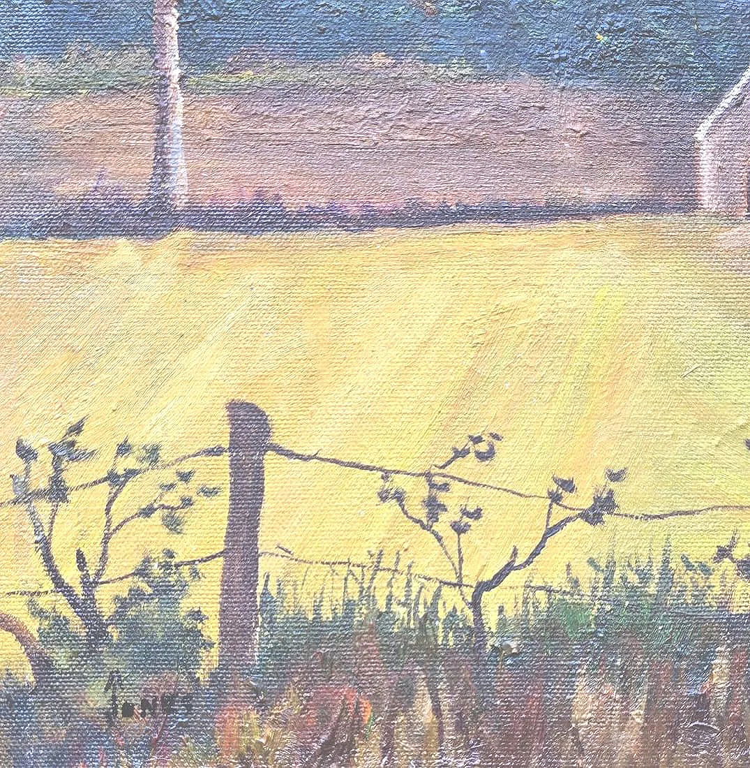 Arthur Jones American, 1928 - 2020, landscape paintings by Vermont artist , Arthur Jones , in the 1970 - MJ Auction Gallery - Painting