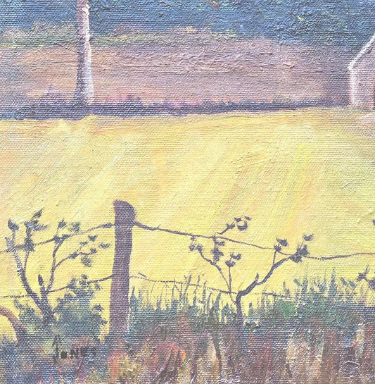 Arthur Jones American, 1928 - 2020, landscape paintings by Vermont artist , Arthur Jones , in the 1970 - MJ Auction Gallery - Painting