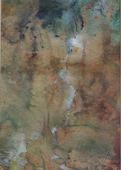 Bernard Schultze was a German abstract painter who co - founded the Quadriga group of artists along wi - MJ Auction Gallery - Painting
