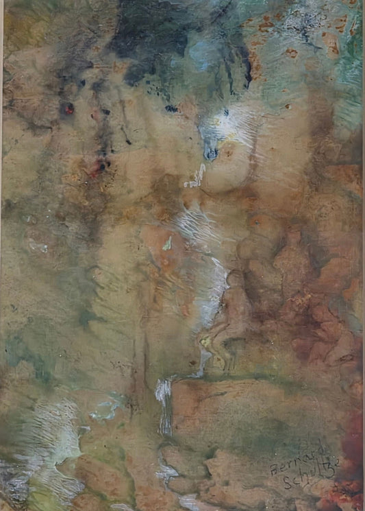Bernard Schultze was a German abstract painter who co - founded the Quadriga group of artists along wi - MJ Auction Gallery - Painting