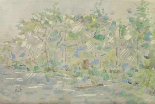 Berthe Morisot was a French painter, printmaker and a member of the circle of painters in Paris who - MJ Auction Gallery - Painting