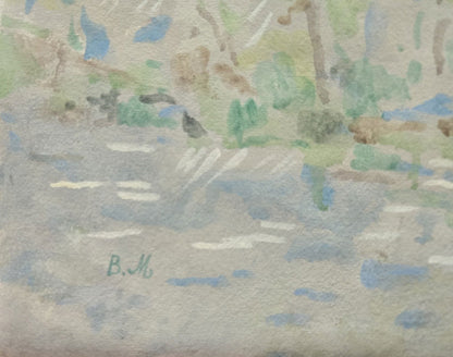 Berthe Morisot was a French painter, printmaker and a member of the circle of painters in Paris who - MJ Auction Gallery - Painting