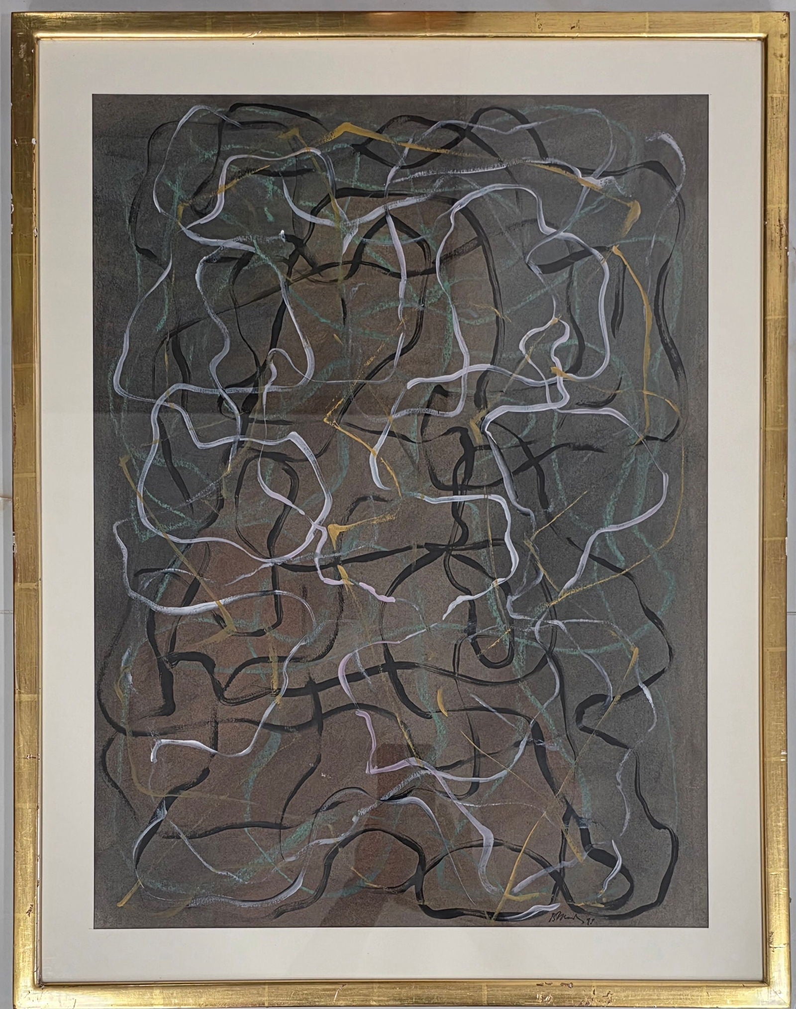 Brice Marden American Painter,Born: October 15, 1938 - Bronxville, NY.Died: August 9, 2023 - MJ Auction Gallery - Painting