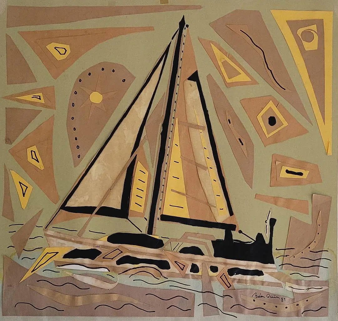 Carmelo Arden Quin , born on March 16, 1913 in Rivera (Uruguay - Died: September 27, 2010 (age 97 year - MJ Auction Gallery - Painting