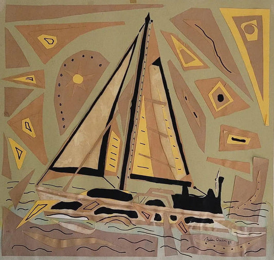 Carmelo Arden Quin , born on March 16, 1913 in Rivera (Uruguay - Died: September 27, 2010 (age 97 year - MJ Auction Gallery - Painting