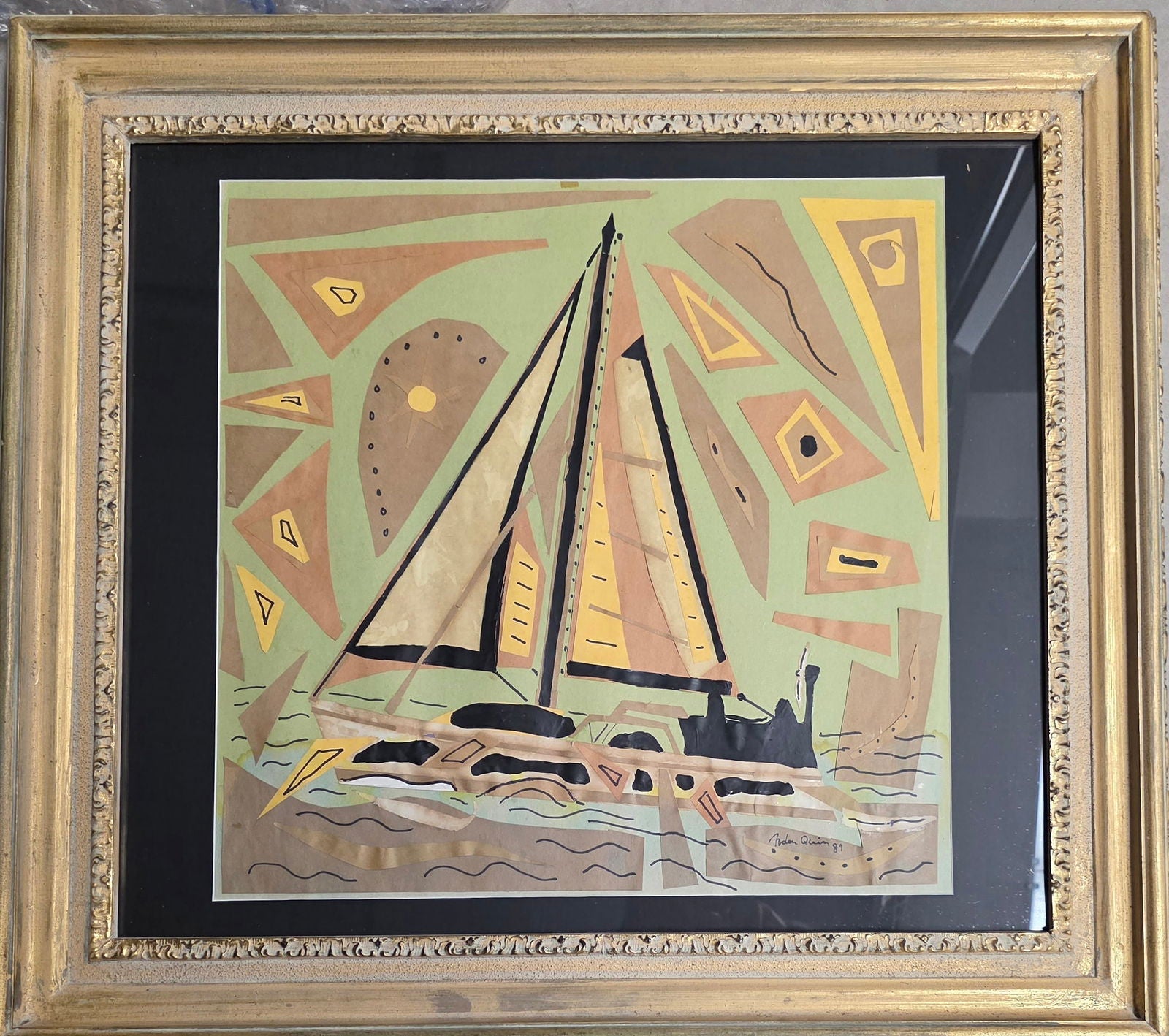 Carmelo Arden Quin , born on March 16, 1913 in Rivera (Uruguay - Died: September 27, 2010 (age 97 year - MJ Auction Gallery - Painting