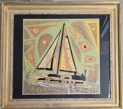 Carmelo Arden Quin , born on March 16, 1913 in Rivera (Uruguay - Died: September 27, 2010 (age 97 year - MJ Auction Gallery - Painting