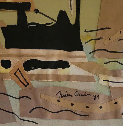 Carmelo Arden Quin , born on March 16, 1913 in Rivera (Uruguay - Died: September 27, 2010 (age 97 year - MJ Auction Gallery - Painting