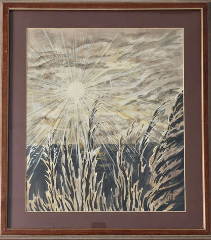 Charles Burchfield was an American painter and visionary artist, known for his passionate watercolor - MJ Auction Gallery - Painting