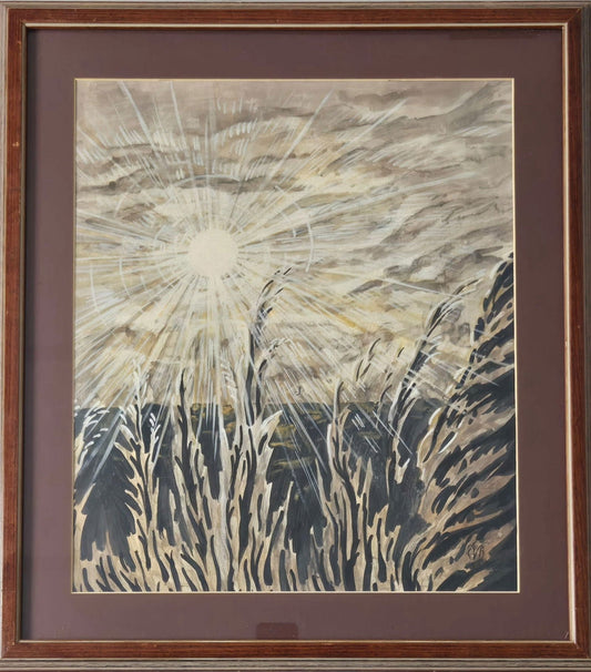 Charles Burchfield was an American painter and visionary artist, known for his passionate watercolor - MJ Auction Gallery - Painting