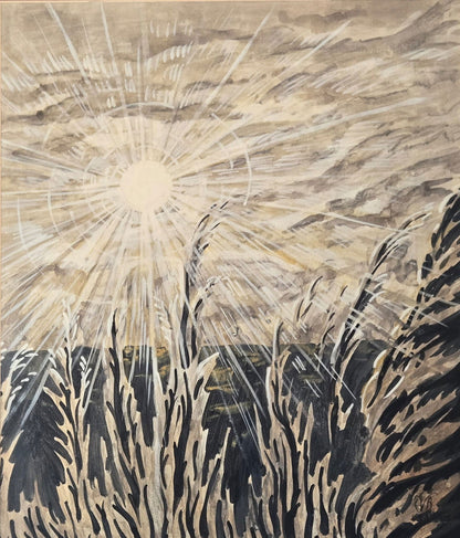 Charles Burchfield was an American painter and visionary artist, known for his passionate watercolor - MJ Auction Gallery - Painting