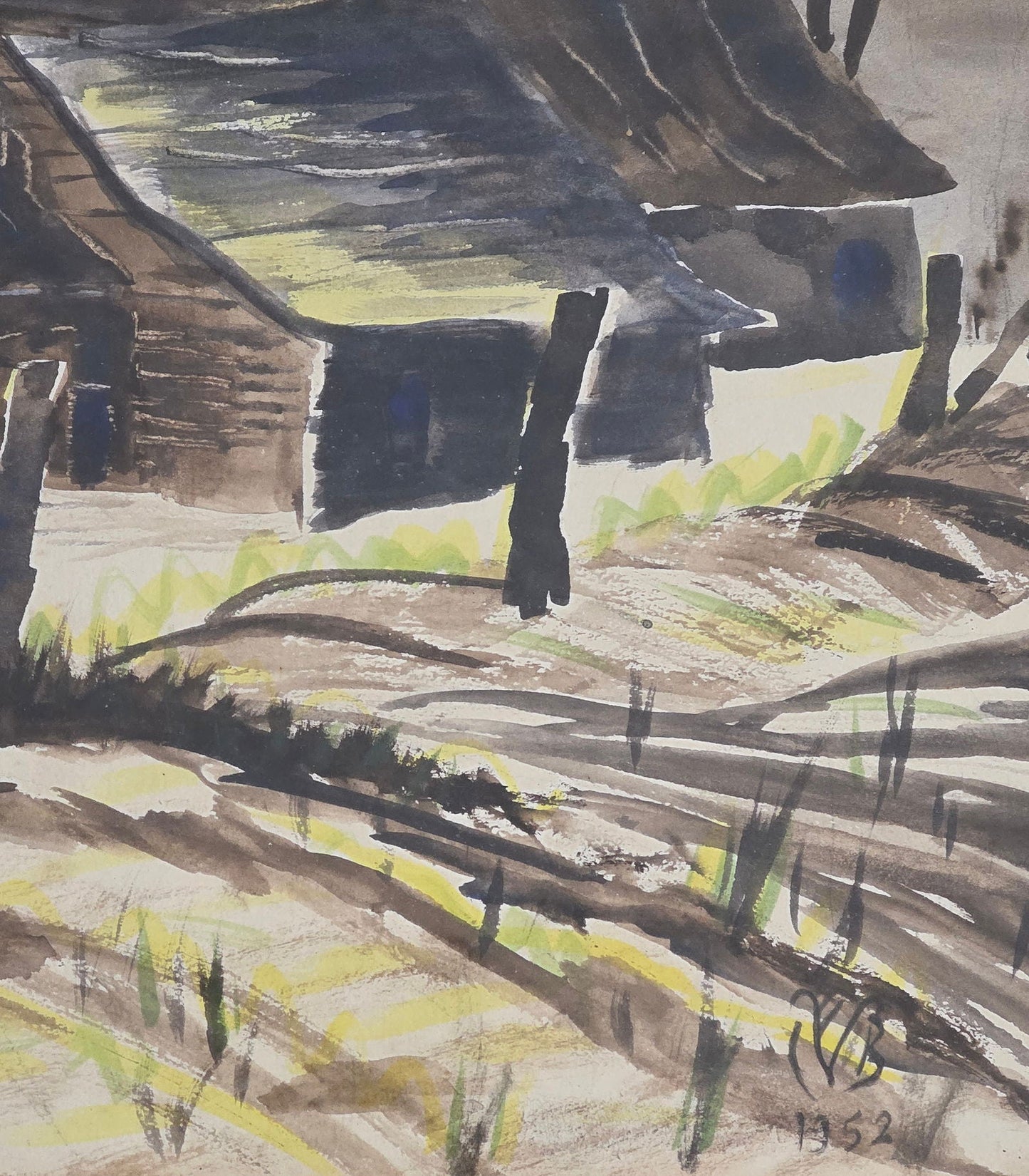 Charles Ephraim Burchfield was an American painter and visionary artist, known for his passionate - MJ Auction Gallery - Painting