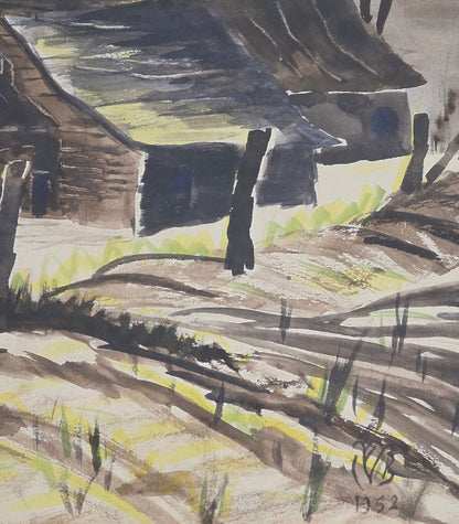 Charles Ephraim Burchfield was an American painter and visionary artist, known for his passionate - MJ Auction Gallery - Painting