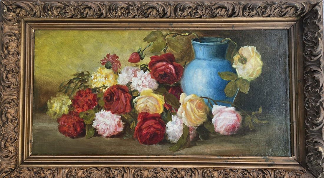 Charles Ethan Porter was an American painter who specialized in still life painting. A student at - MJ Auction Gallery - Painting