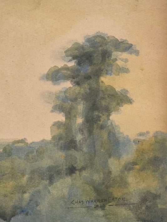 Charles Warren Eaton was an American artist best known for his tonalist landscapes. He earned the - MJ Auction Gallery - Painting