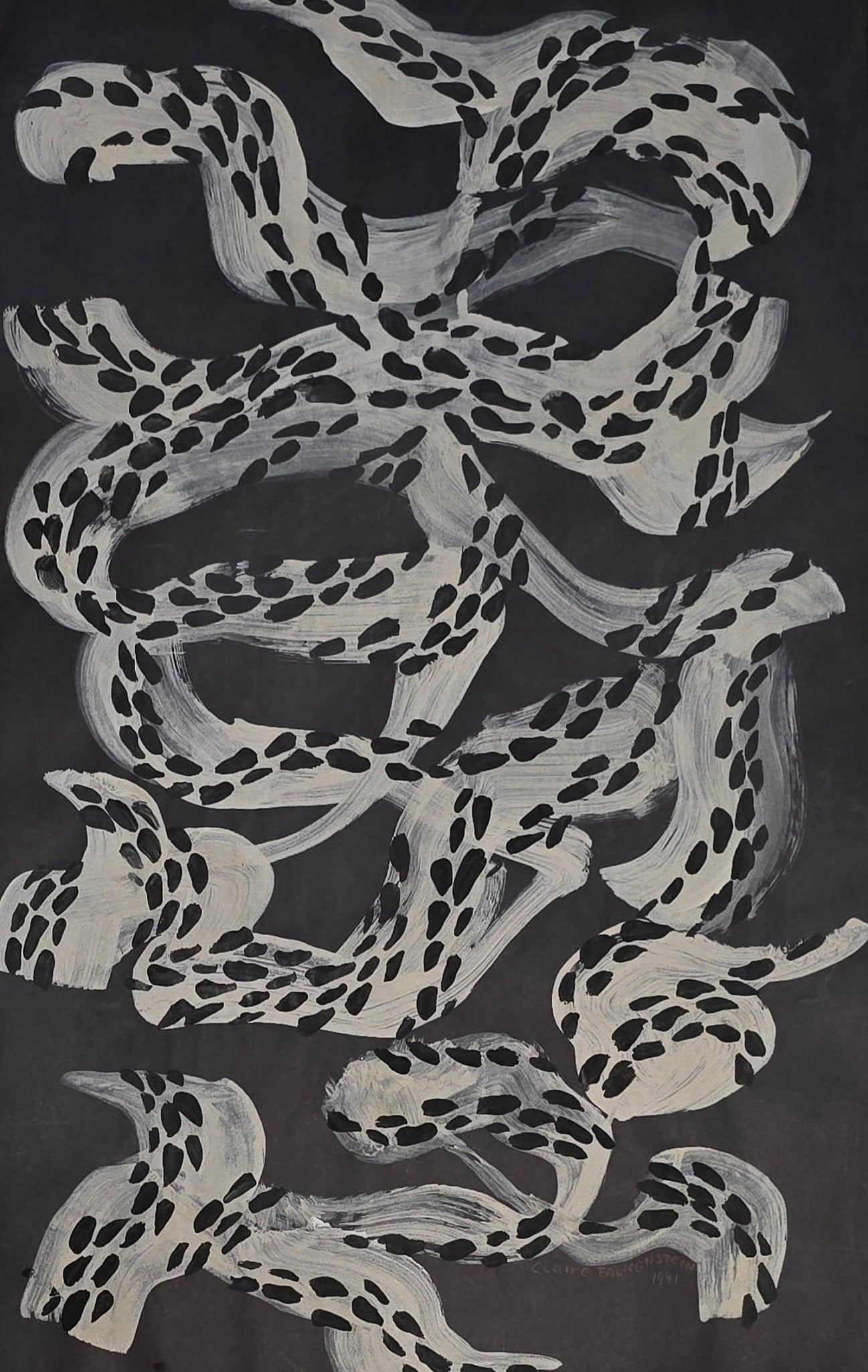 Claire Falkenstein was an American sculptor, painter, printmaker, jewelry designer, and teacher, mos - MJ Auction Gallery - Painting