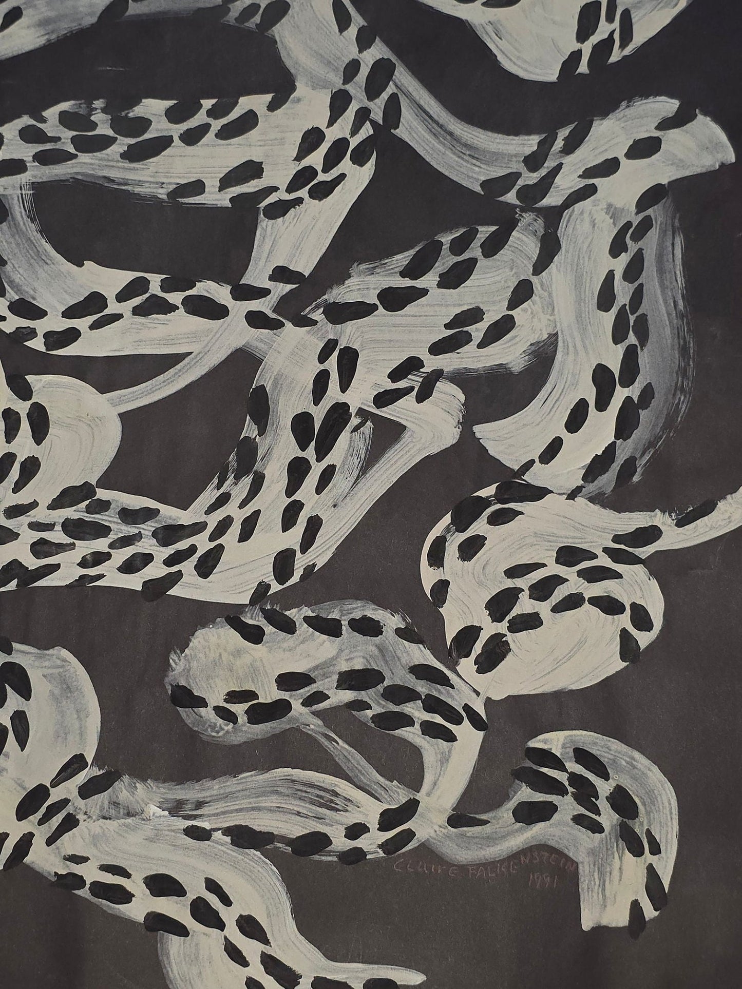 Claire Falkenstein was an American sculptor, painter, printmaker, jewelry designer, and teacher, mos - MJ Auction Gallery - Painting