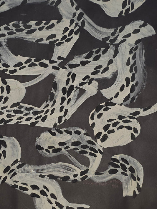 Claire Falkenstein was an American sculptor, painter, printmaker, jewelry designer, and teacher, mos - MJ Auction Gallery - Painting