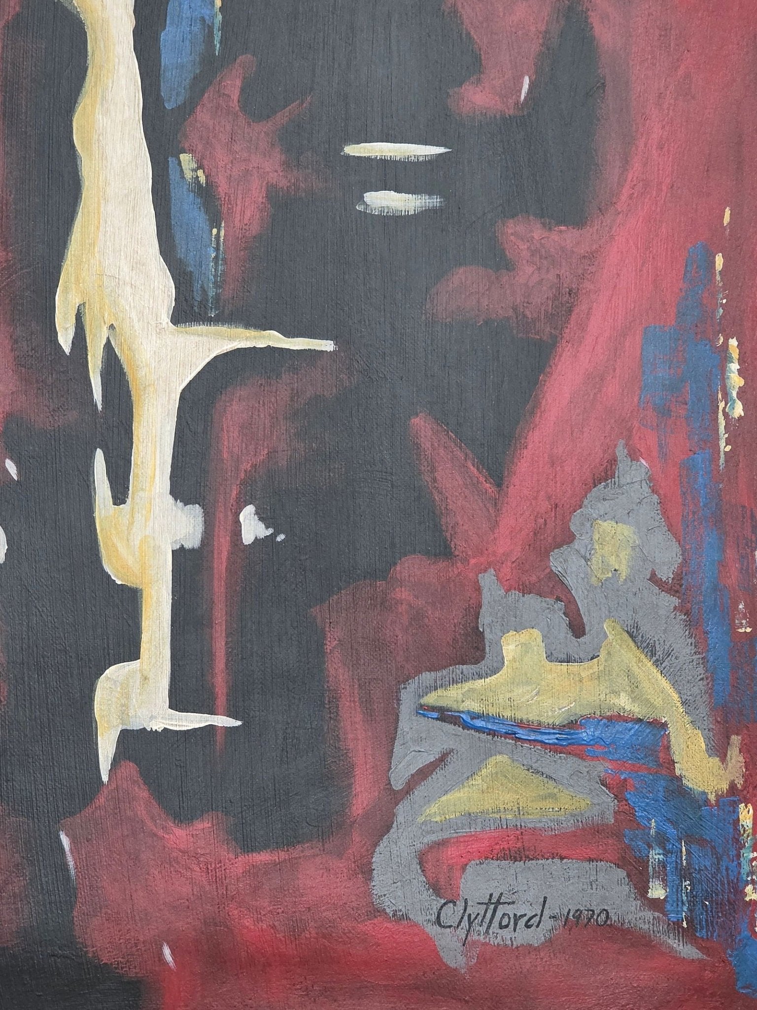 Clyfford Still was an American painter, and one of the leading figures in the first generation of - MJ Auction Gallery - Painting