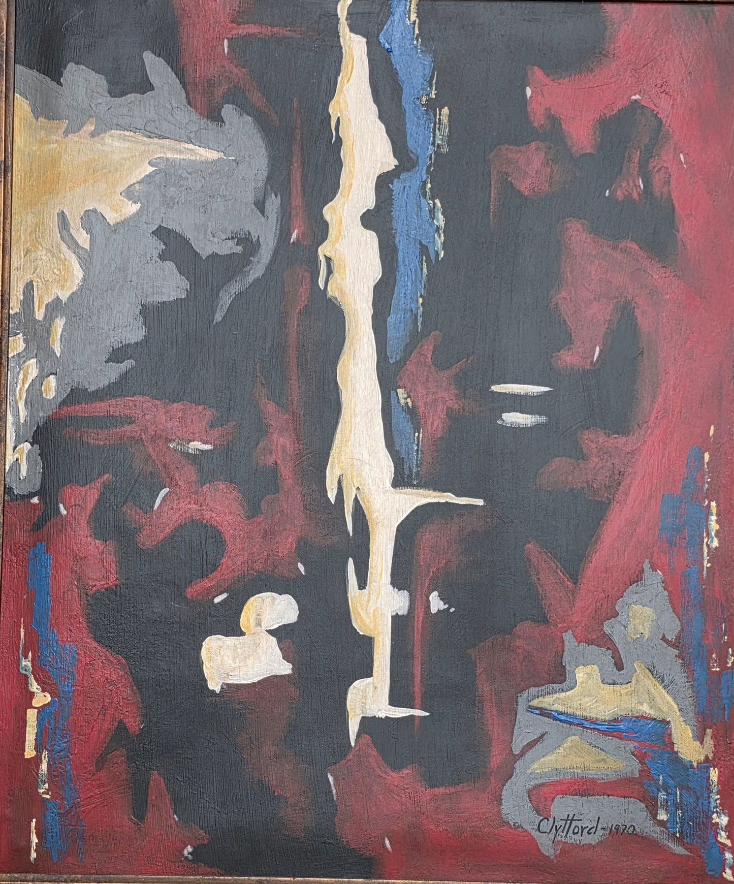 Clyfford Still was an American painter, and one of the leading figures in the first generation of - MJ Auction Gallery - Painting