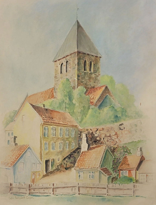 Colin Campbell Cooper, Jr. was an American impressionist painter of architectural paintings, - MJ Auction Gallery - Painting