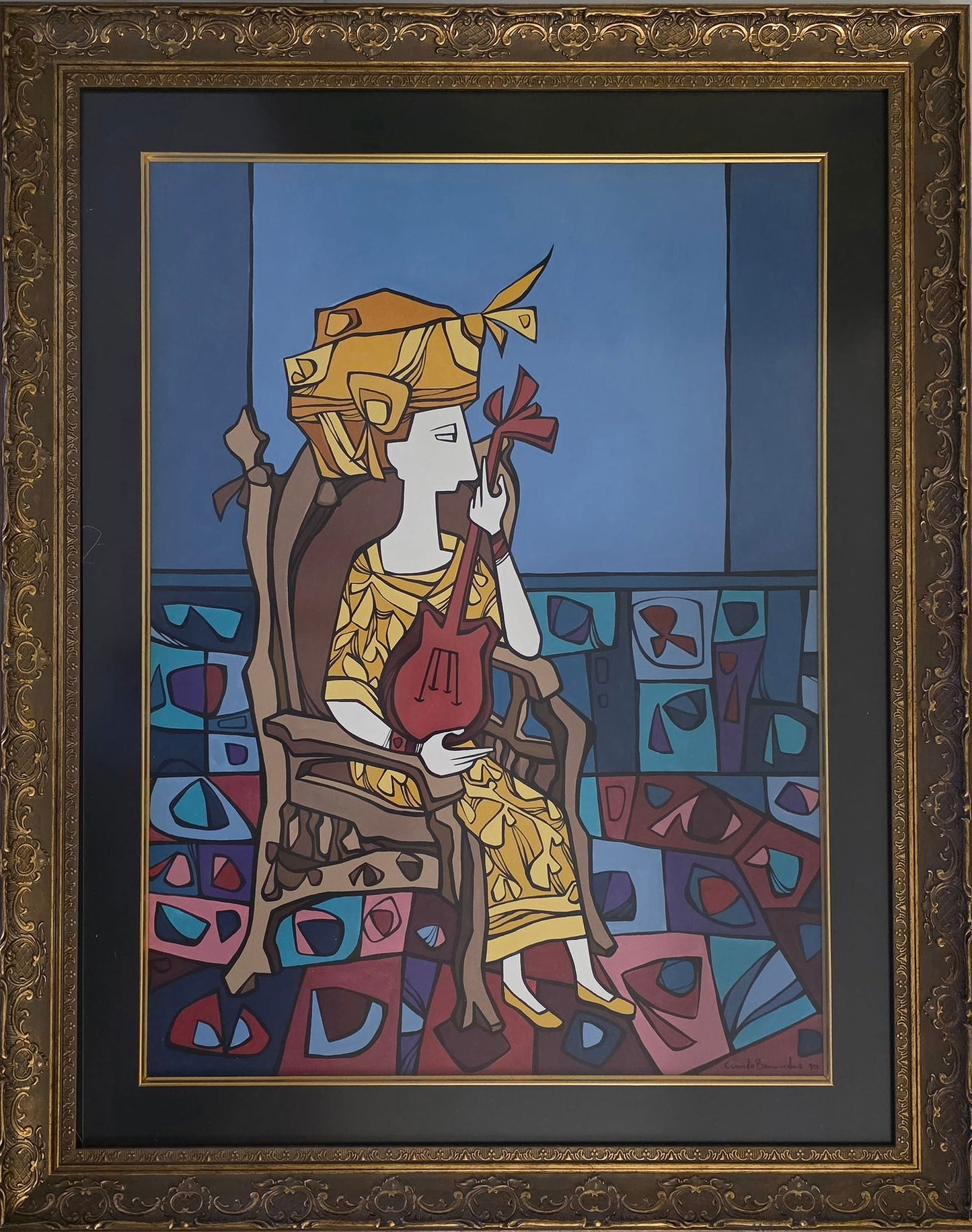 Cundo Bermúdez (Cuban, 1914 - 2008) was a painter associated with Cuban Modernist movement, and best - MJ Auction Gallery - Painting