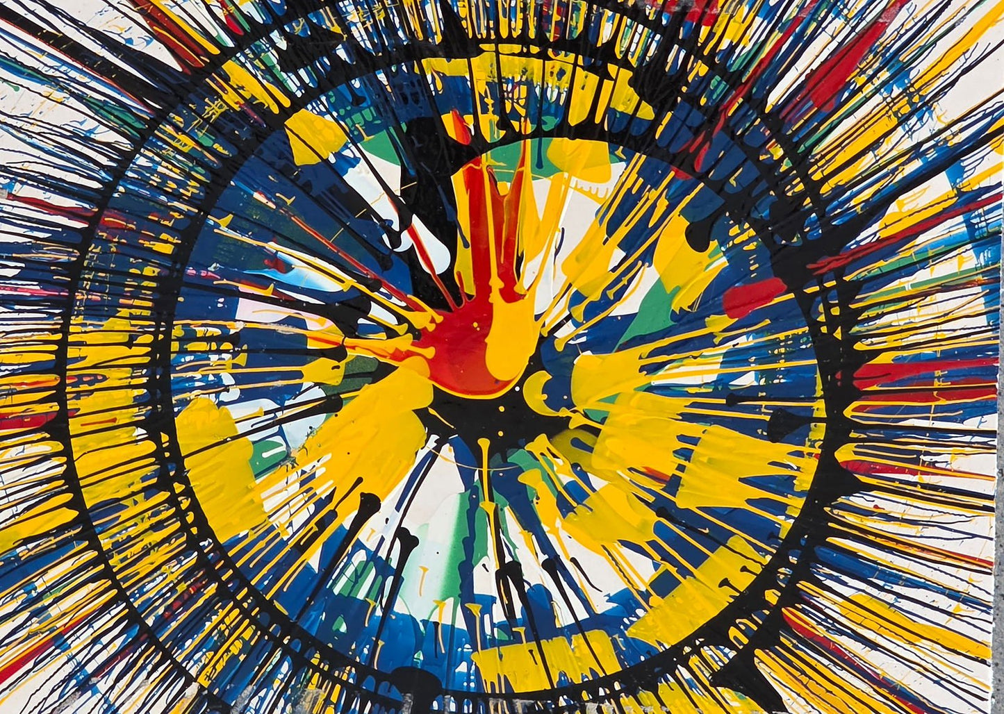 Damien Hirst is an English artist and art collector. He was one of the Young British Artists who do - MJ Auction Gallery - Painting