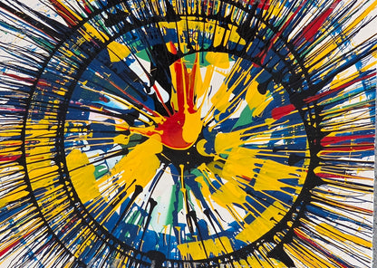 Damien Hirst is an English artist and art collector. He was one of the Young British Artists who do - MJ Auction Gallery - Painting