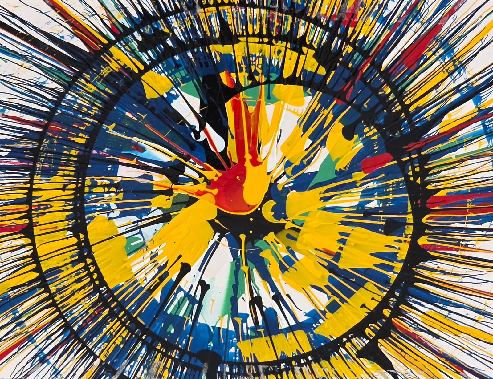 Damien Hirst is an English artist and art collector. He was one of the Young British Artists who do - MJ Auction Gallery - Painting