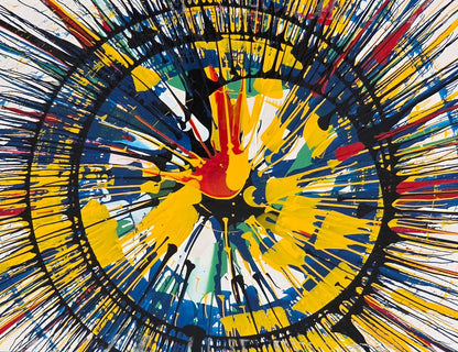 Damien Hirst is an English artist and art collector. He was one of the Young British Artists who do - MJ Auction Gallery - Painting