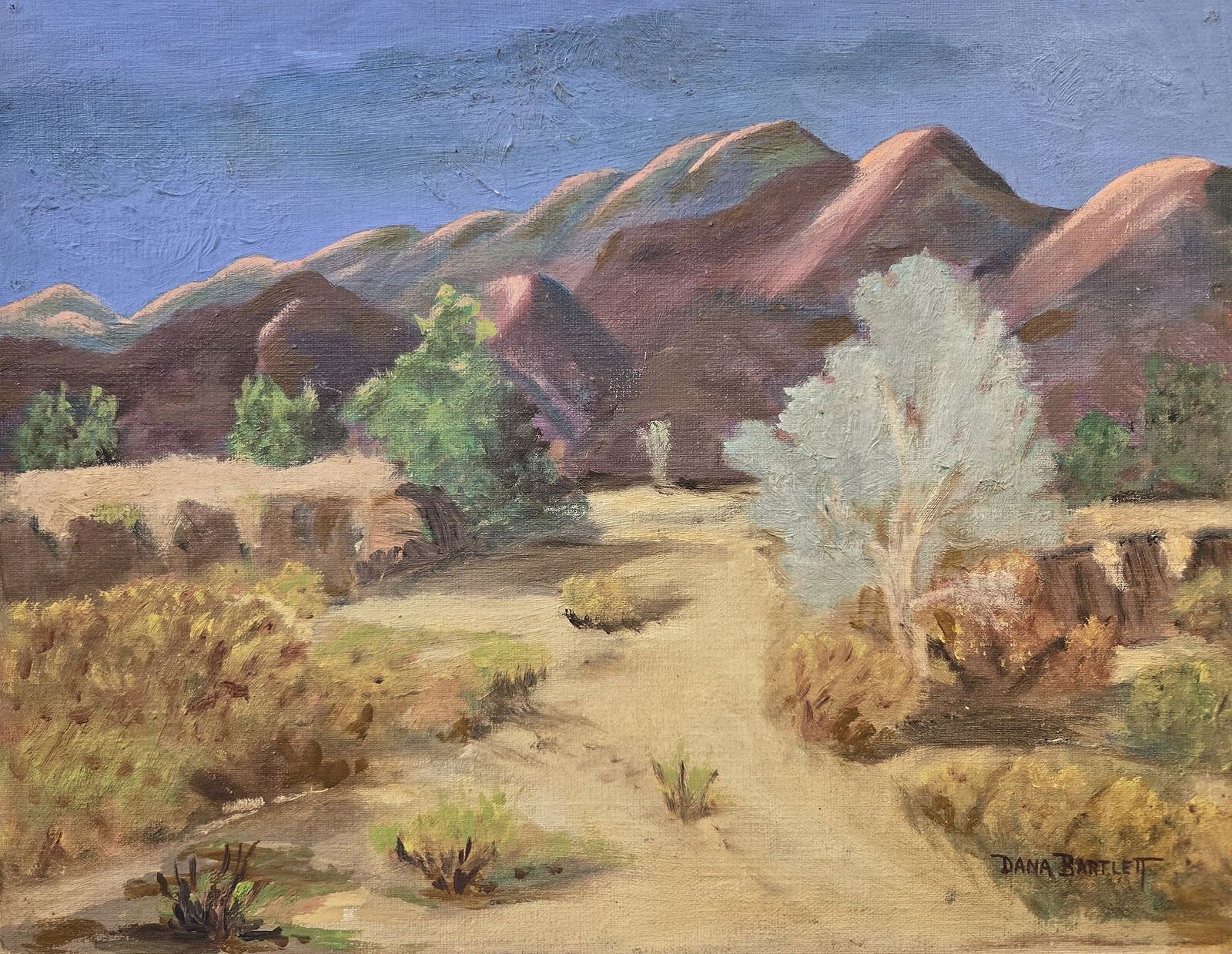 Dana Bartlett, painter, printmaker, teacher, and gallery owner, was born in Ionia, Michigan on 19 No - MJ Auction Gallery - Painting