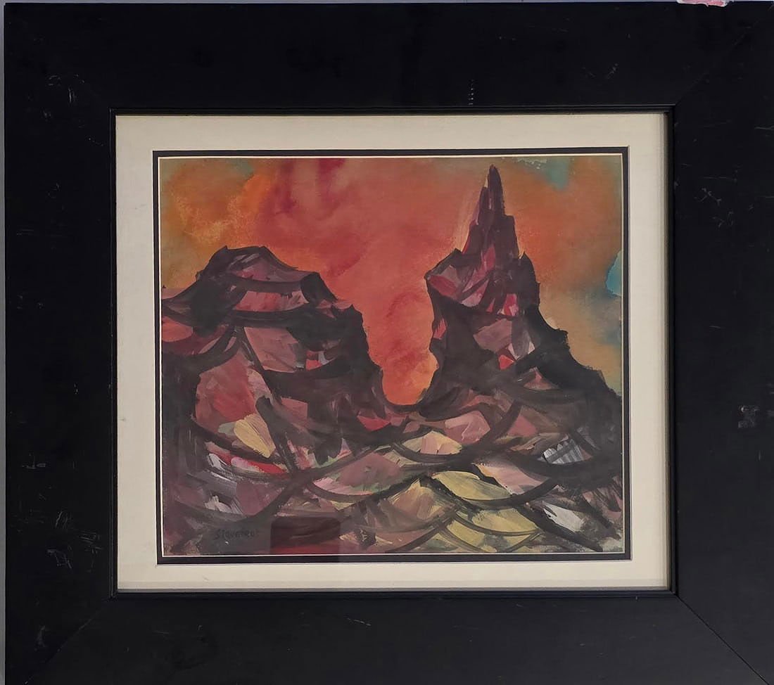 David Alfaro Siqueiros was a Mexican social realist painter, best known for his large public murals - MJ Auction Gallery - Painting