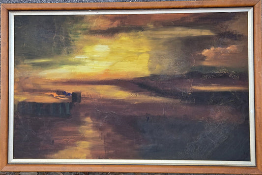 David Charles Bierk (June 9, 1944 – August 28, 2002) was an American - Canadian realist painter - MJ Auction Gallery - Painting