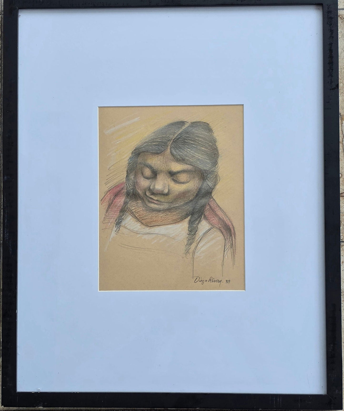 Diego Rivera, a memorable figure in 20th - century art, actively painted during the 50 years from 1907 - MJ Auction Gallery - Painting