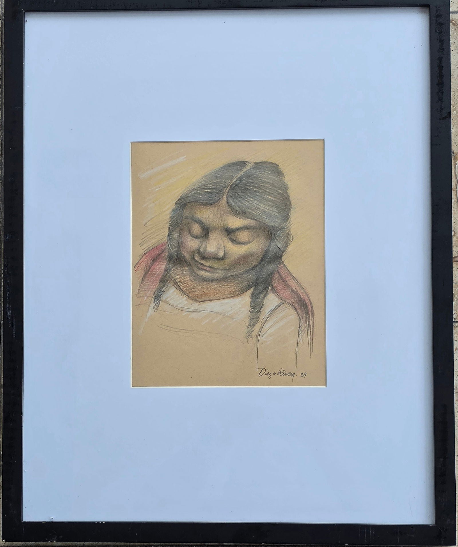 Diego Rivera, a memorable figure in 20th - century art, actively painted during the 50 years from 1907 - MJ Auction Gallery - Painting