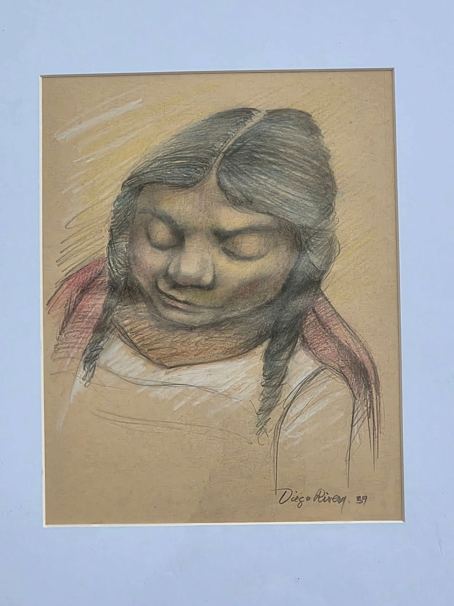 Diego Rivera, a memorable figure in 20th - century art, actively painted during the 50 years from 1907 - MJ Auction Gallery - Painting
