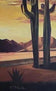 Ed Mell was an American painter from Phoenix, Arizona. He specialized in depictions of landscapes of