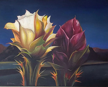 Ed Mell was an American painter from Phoenix, Arizona. He specialized in depictions of landscapes of - MJ Auction Gallery - Painting