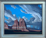 Ed Mell was an American painter from Phoenix, Arizona. He specialized in depictions of landscapes of