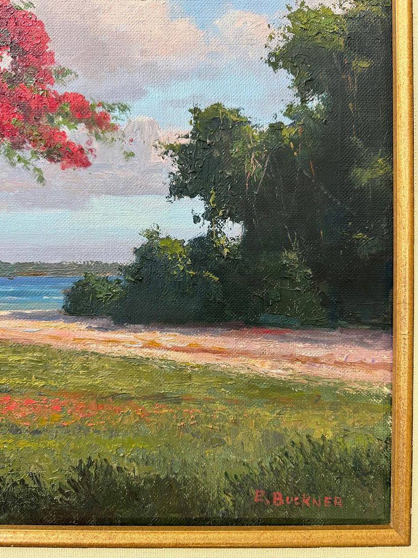 Ellis Buckner was the second oldest of twelve children. His older brother by one year George, also w - MJ Auction Gallery - Painting