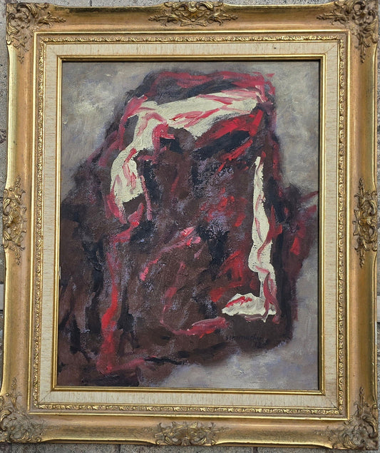 Emil Schumacher was a German painter. He was an important representative of abstract expressionism i - MJ Auction Gallery - Painting