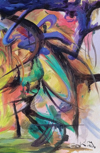 Emilio Vedova (9 August 1919 – 25 October 2006) was a modern Italian painter. He is considered one - MJ Auction Gallery - Painting