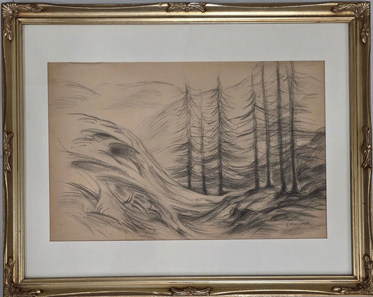Emily Carr was a Canadian artist who was inspired by the monumental art and villages of the First - MJ Auction Gallery - Painting