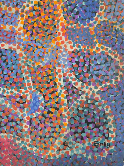 Emily Kane Kngwarreye (1910 - 1996) was an Australian artist known for her abstract paintings of the - MJ Auction Gallery - Painting