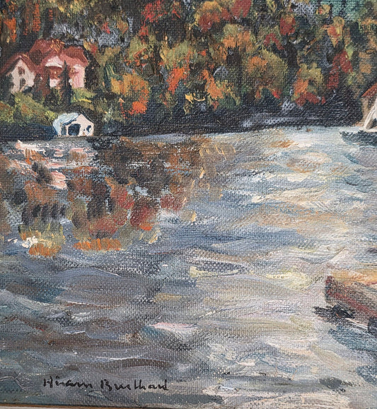 Ernest Hiram Brulhart ; Nationality/school. Swiss ; Born. Fribourg (city, Switzerland). 1878 - 10 - 14 ; - MJ Auction Gallery - Painting