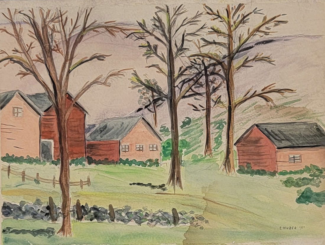 Ernst Huber was an Austrian painter. His work was part of the painting event in the art competition - MJ Auction Gallery - Painting