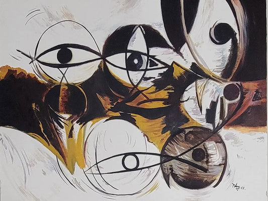 Ernst Wilhelm Nay (June 11, 1902 – April 8, 1968) was a German painter and graphic designer of - MJ Auction Gallery - Painting